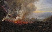 unknow artist The Eruption of Vesuvius Spain oil painting artist